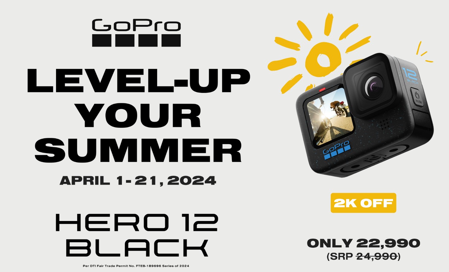 Gopro Level up your Summer Promo